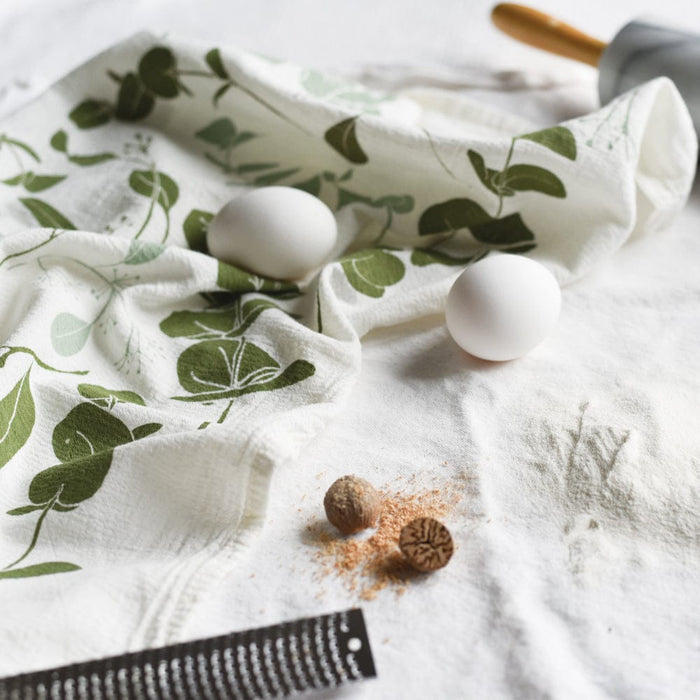 June & December SHOP Eucalyptus Tea Towel