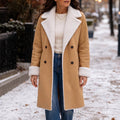 Everleigh – Camel Sherpa-Lined-Look Winter Coat