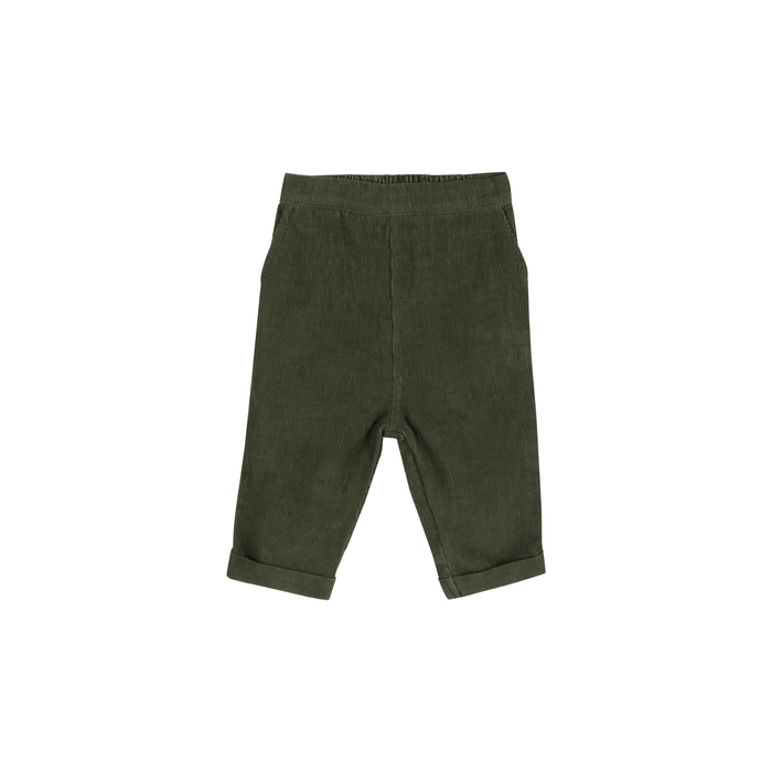 Viverano Organics SHOP Felix Embroidered Baby Shirt & Corduroy Pant Set