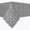 Floral Lace Details Black Rectangles