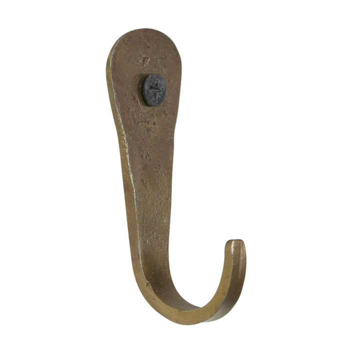 HomArt Forged Hook, Iron - Brass