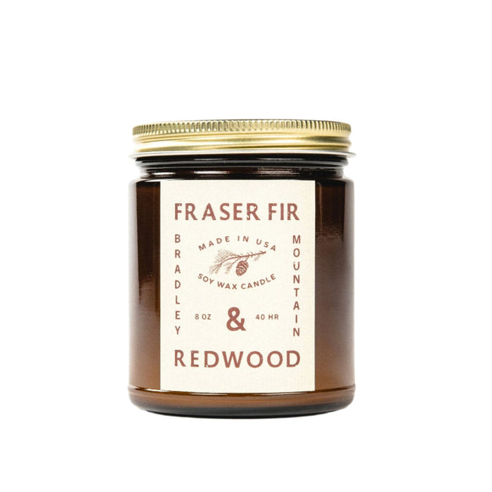 Bradley Mountain Candle Fraser Fir & Redwood Candle