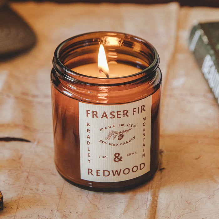 Bradley Mountain Candle Fraser Fir & Redwood Candle