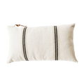 Celina Mancurti, LLC Pillow New French Cotton Pillow with Black Stripes