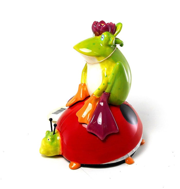 Frog & Ladybug Salt and Pepper by Patience Brewster
