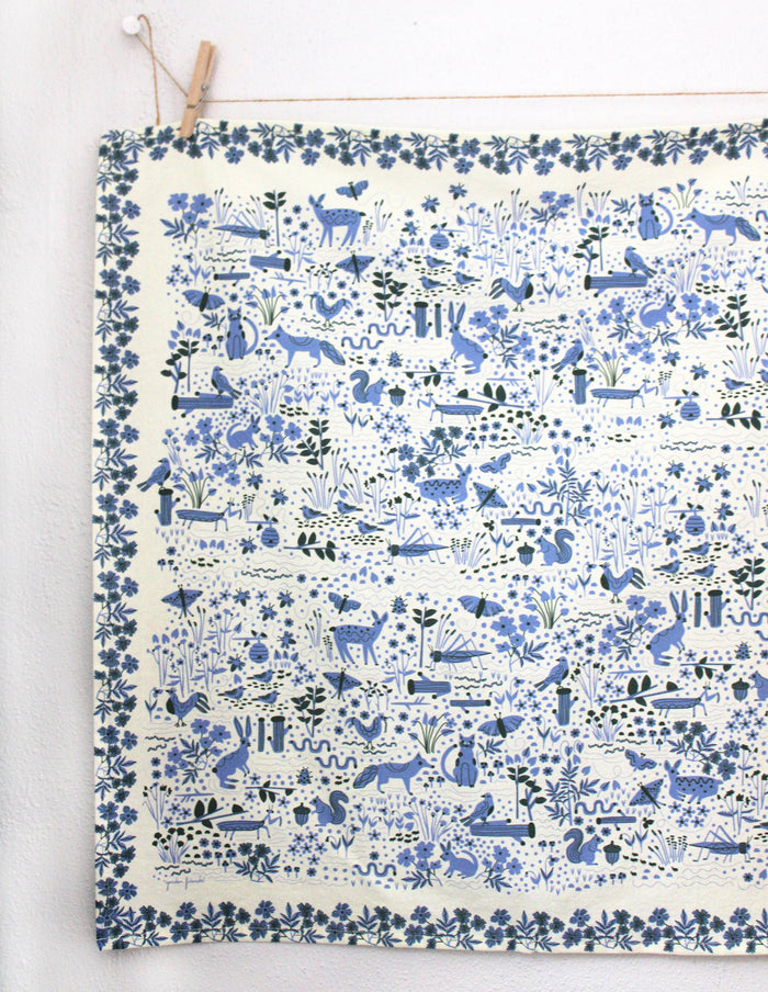 Leah Duncan Leah Duncan - Garden Friends Art Tea Towel