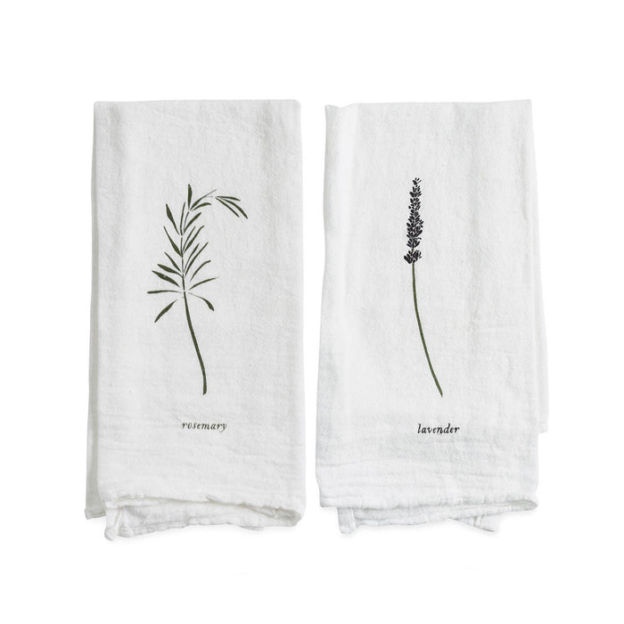 June & December Kitchen & Dining Garden Herb Napkins, Set of 4