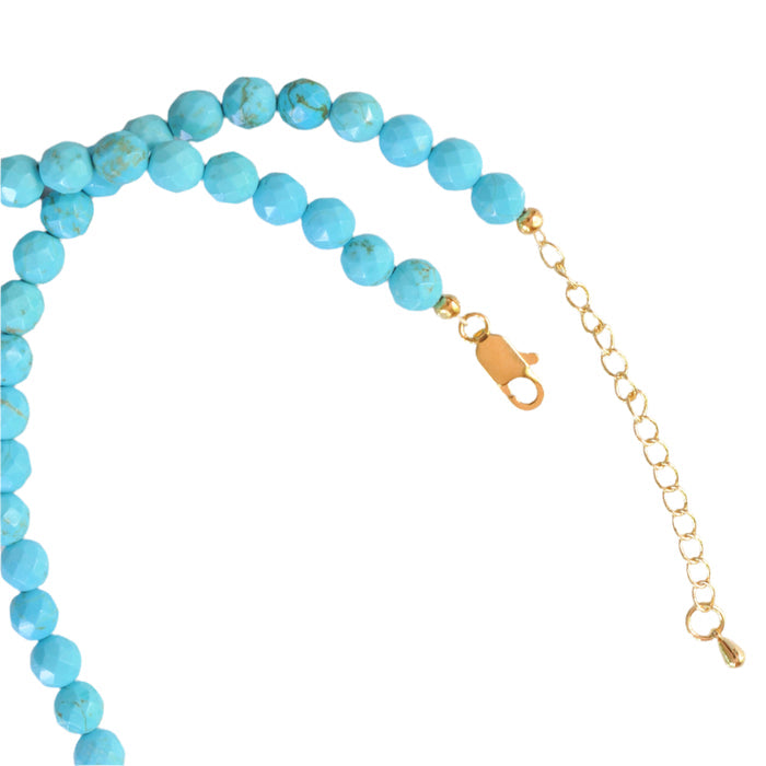 Libby & Smee Libby & Smee - Gemstone Bead Necklaces in Turquoise, Blue Lapis, Tiger Eye