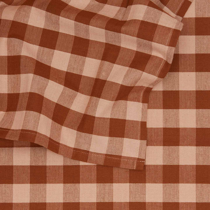 Hawkins New York BLUSH/TERRACOTTA Hawkins New York - ESSENTIAL GINGHAM TABLECLOTH