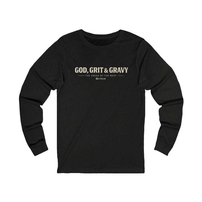 God, Grit & Gravy Long Sleeve Tee