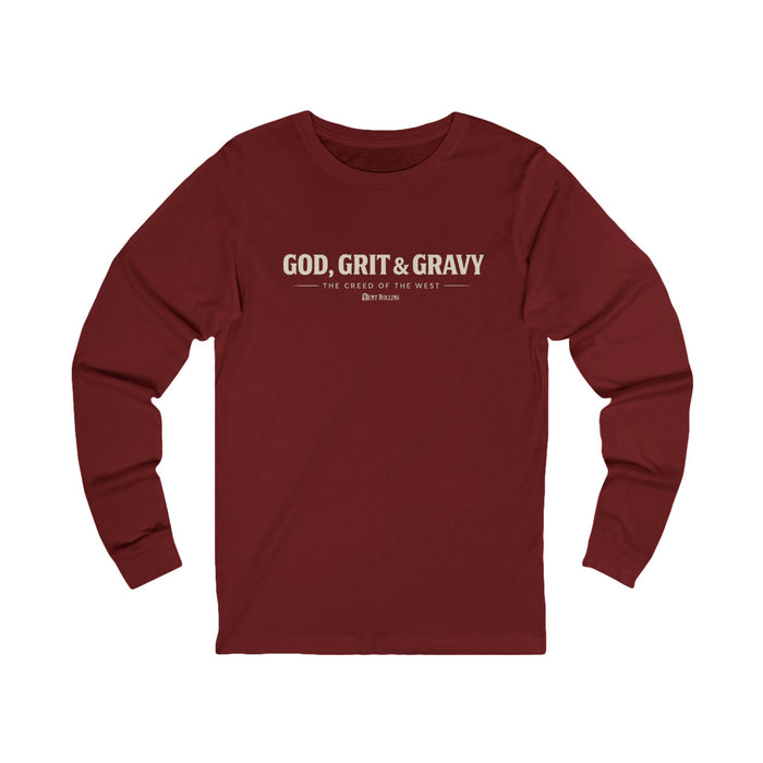 God, Grit & Gravy Long Sleeve Tee