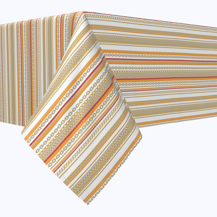 Golden Chain Stripe Rectangles