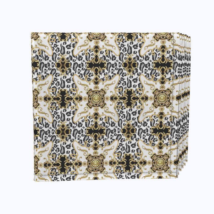Golden Leopard Napkins