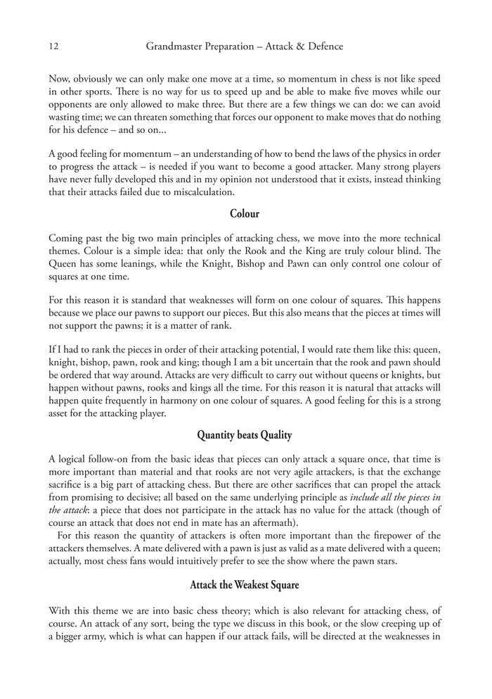 Grandmaster Preparation - Attack & Defence: Games & Exercises for Ambitious Players (twarda okładka)