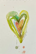 Green Red Heart