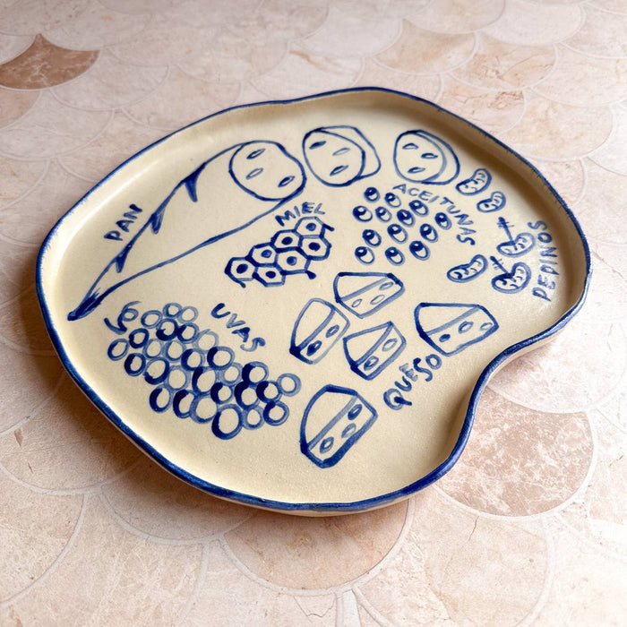 Nelly Home Goods SHOP Hand-Painted Charcuterie Plate