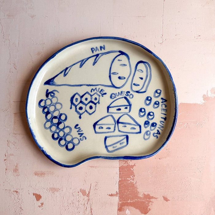 Nelly Home Goods SHOP Hand-Painted Charcuterie Plate