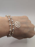 Handmade 925 Sterling Silver Chunky Bead Bracelet 3mm & 6mm
