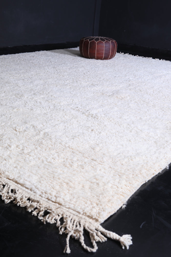 Moroccan white rug - Beni rug - wool berber rug - custom moroccan rugs