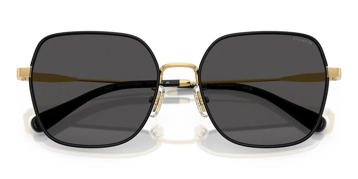 COACH HC7180-Gold With Grey Lenses