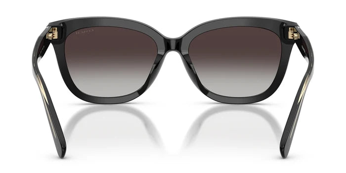 COACH HC8453-Black With Grey Lenses