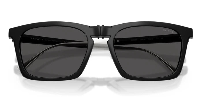 COACH HC8455-Black With Grey Lenses