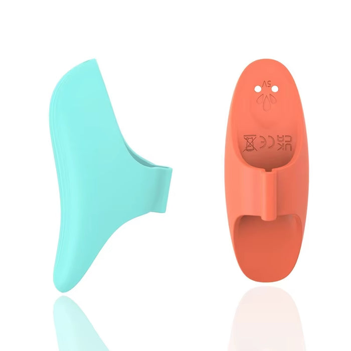 High Quality Mini Female Vibrator Strong Jumping Shock with Finger Cover Stimulates Women'S Clitoris Fingering