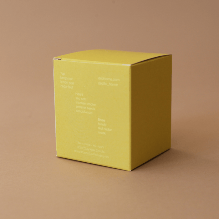 dilo dilo - HINOKI SESAME CANDLE