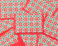 Holiday Stitch Letterpress Scalloped Thank You Notecards Boxed Set (10) by And Here We Are