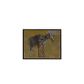 Antique Curiosities Inc SHOP Horse and Cowboy Oil Painting Reproduction