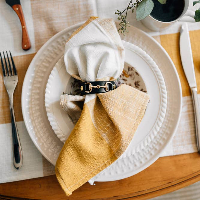 Millstream Home Kitchen & Dining Horse Bit Napkin Ring