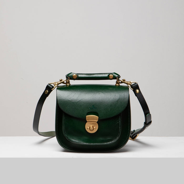 UPPDOO SHOP Hunter Green Mini Saddle Bag