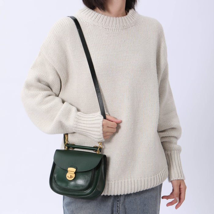 UPPDOO SHOP Hunter Green Mini Saddle Bag