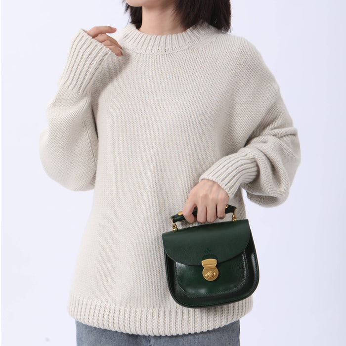 UPPDOO SHOP Hunter Green Mini Saddle Bag