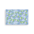 French Graffiti Hydrangea Vinyl Floor Mat
