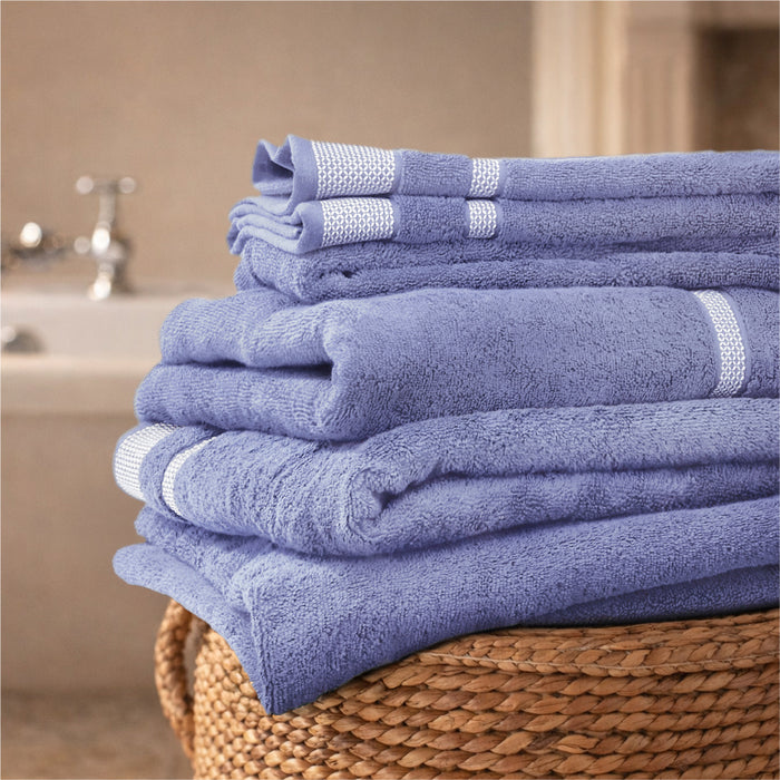 Hygro Hygro Cotton Bath Towel, 600 GSM, Solid, Blue