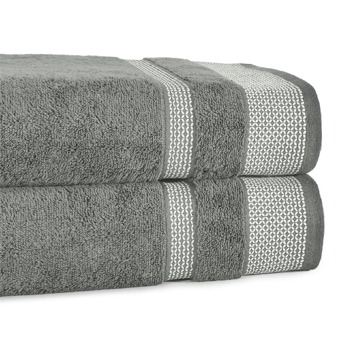 Hygro Hygro Cotton Bath Towel, 600 GSM, Solid, Dark Brown