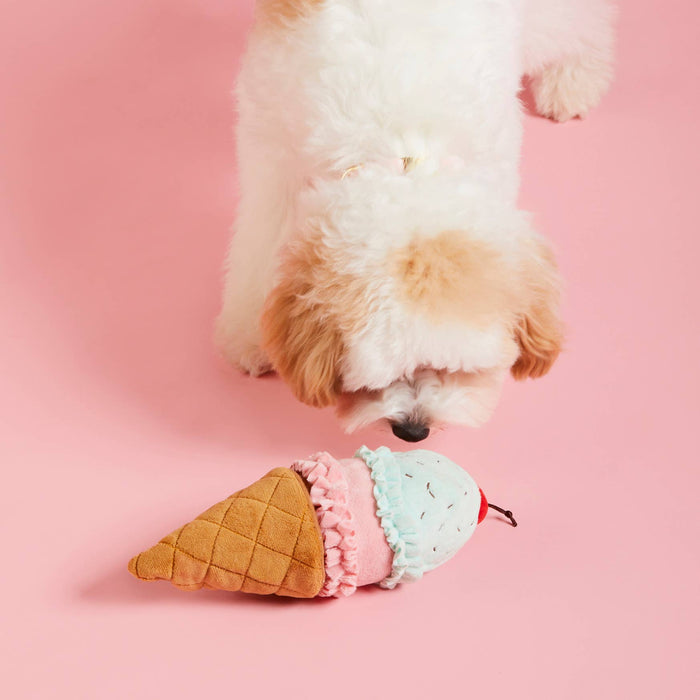 The Foggy Dog Pet Ice Cream Snuffle Dog Toy
