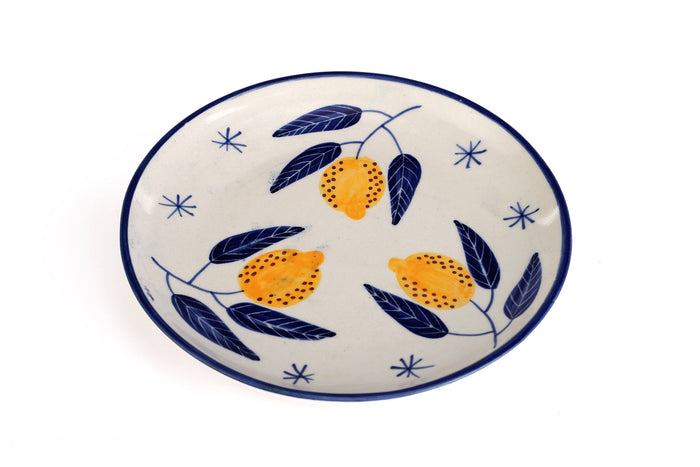 Casa Amarosa SHOP Italian Lemon Stoneware Plate
