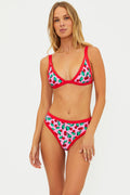 Red and pink cherry bikini swimsuit