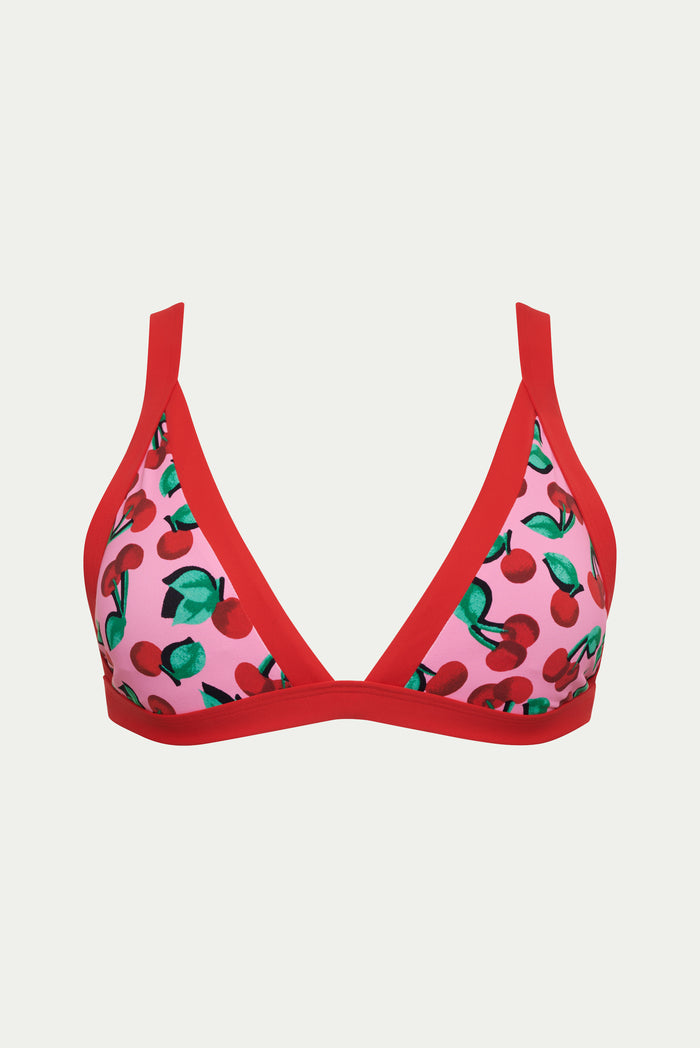 Red and pink cherry bikini swimsuit