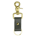 Curated Basics Curated Basics - Olive Green Leather Keychain