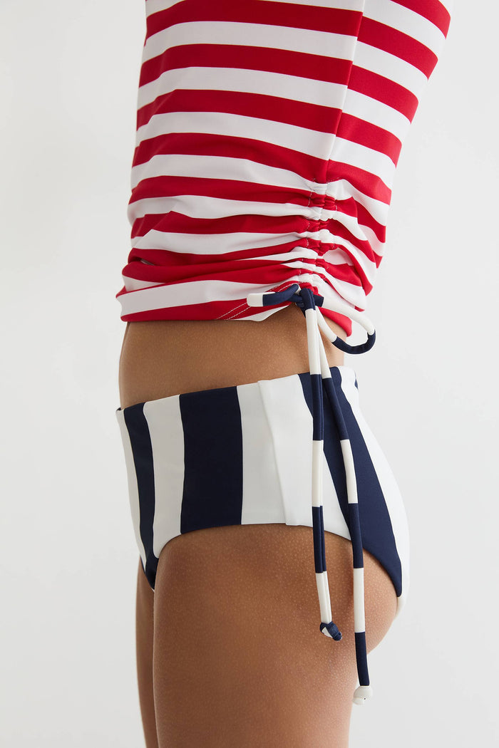 Americana striped kids swimsuit