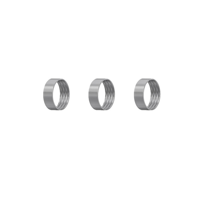 3 black lock rings for NTG rifle borescopes