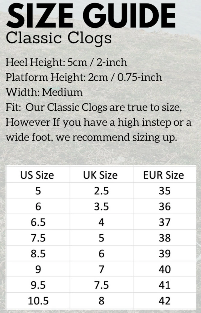 Low Classic Swedish Clogs