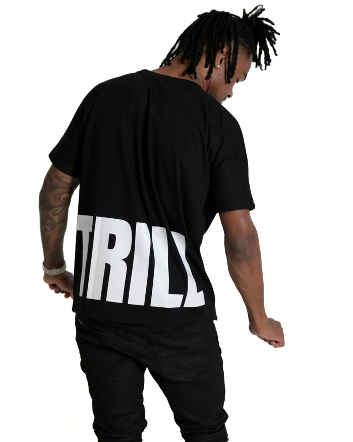 Loyalty Over Love Heart Tee - Black