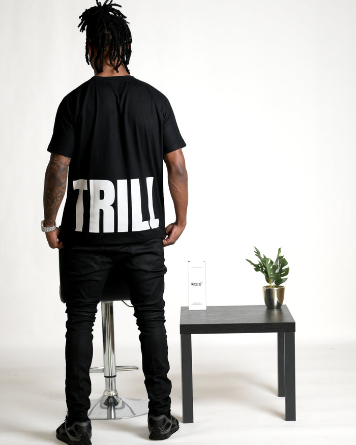Loyalty Over Love Heart Tee - Black