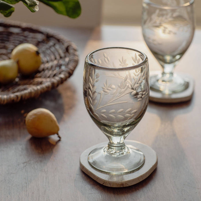 Villa Lua Home Hand-etched Lua Glass