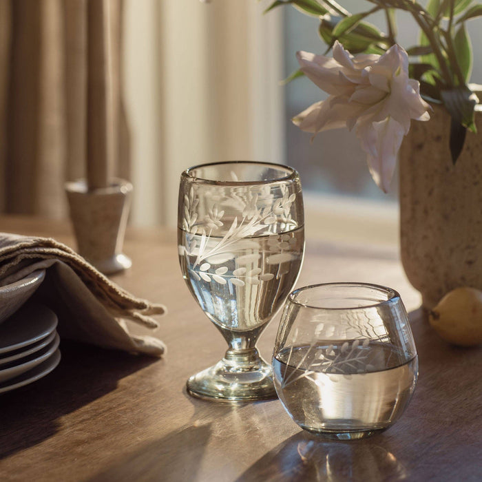 Villa Lua Home Hand-etched Lua Glass