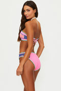 Colorful crochet swim bottoms
